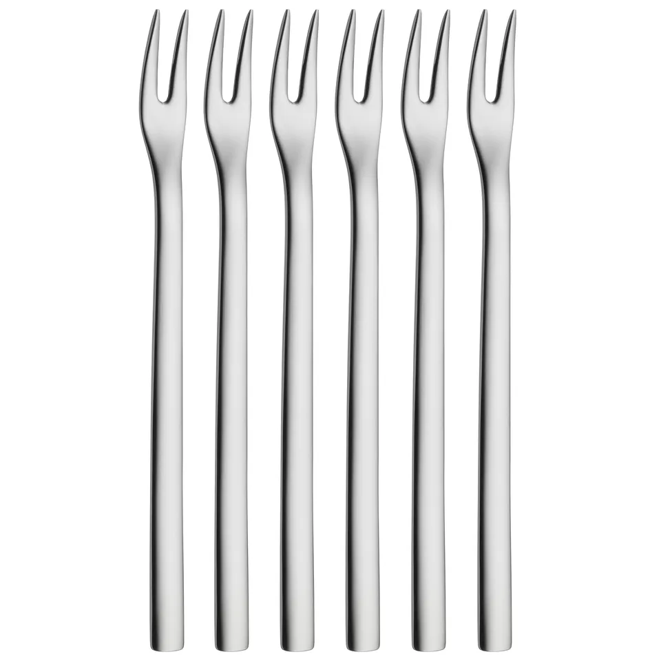 wmf-nuova-bowlegabel-set-6-teilig-cocktail-picker-12-5-cm-aus-cromargan-edelstah image 1