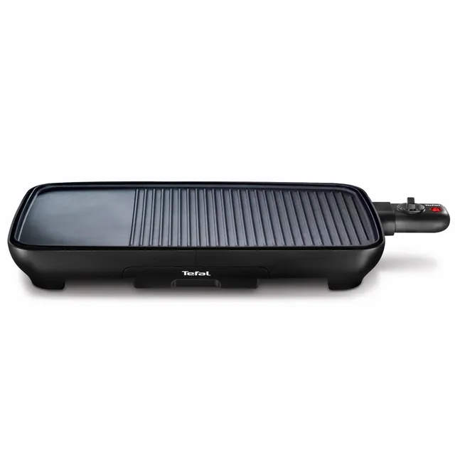 tefal-malaga-tg3918-tischgrill-elektrogrill-2000w-2-3-grill-1-3-teppanyaki-planc image 1