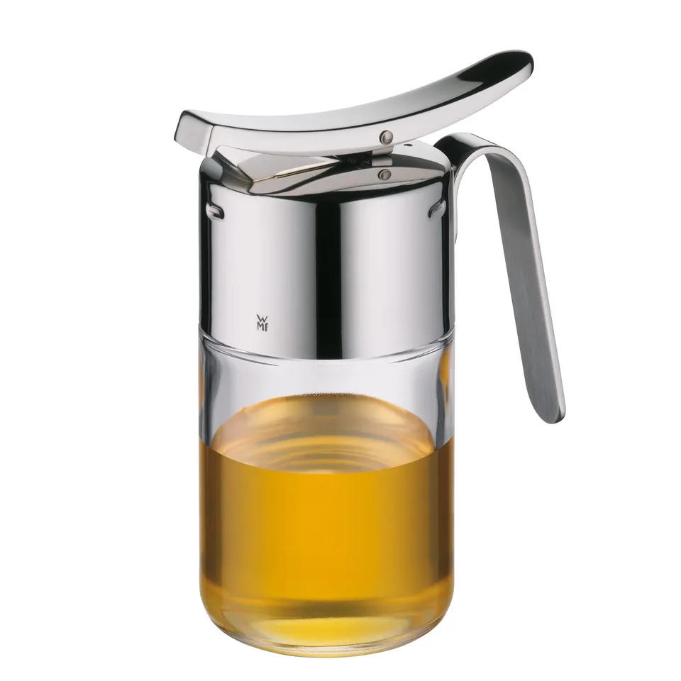 wmf-barista-sirup-und-honigspender-glas-240-ml-mit-cromargan-edelstahl-hebel-sp- image 1