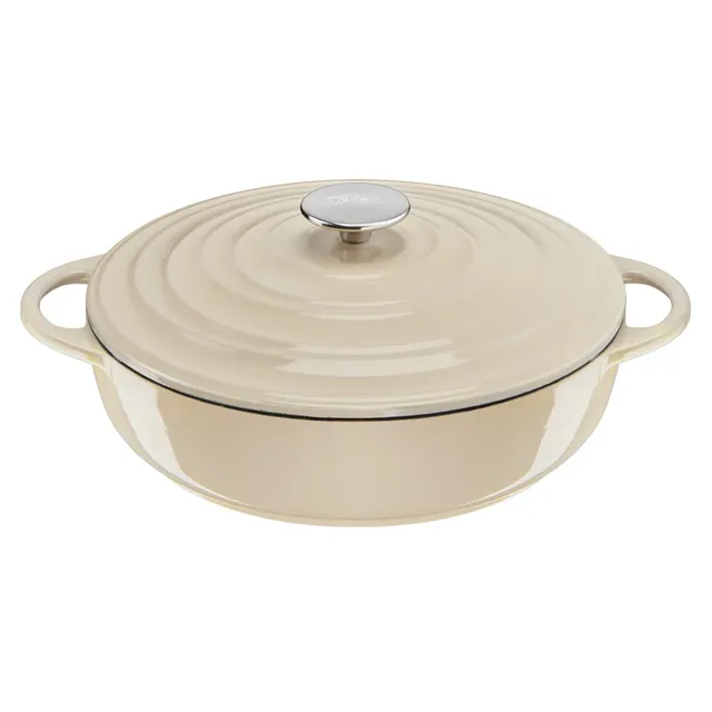 tefal-lov-servierpfanne-28-cm-aus-97-wiedergewonnenem-gusseisen-emaille-beschich image 1