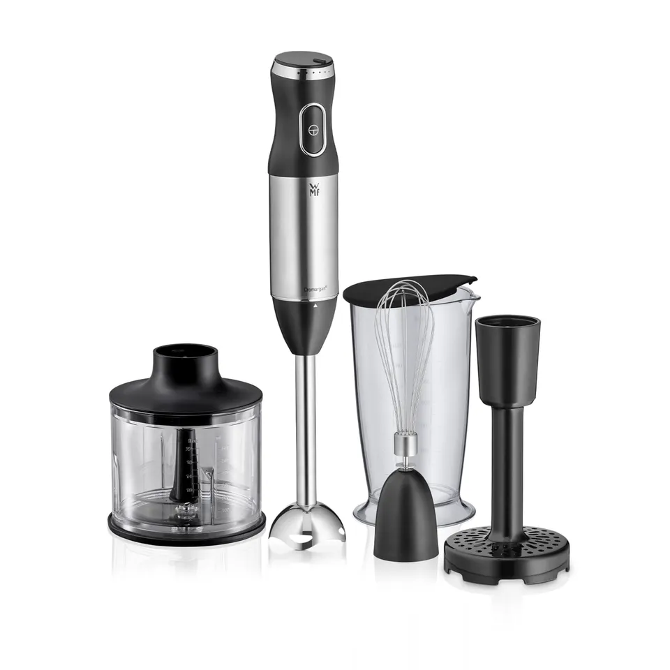 wmf-kult-x-stabmixer-set-5-teilig-600-w-p-rierstab-aus-cromargan-edelstahl-mit-s image 1