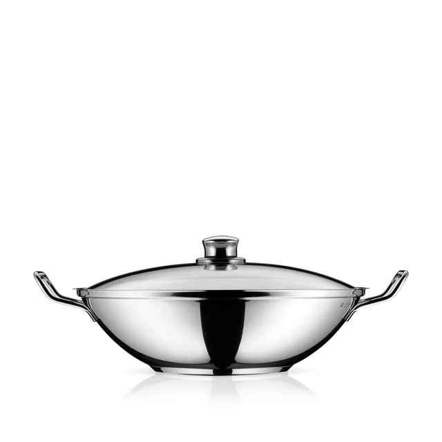 wmf-party-taiwan-wokpfanne-induktion-36-cm-mit-glasdeckel-und-ablagegitter-croma image 1
