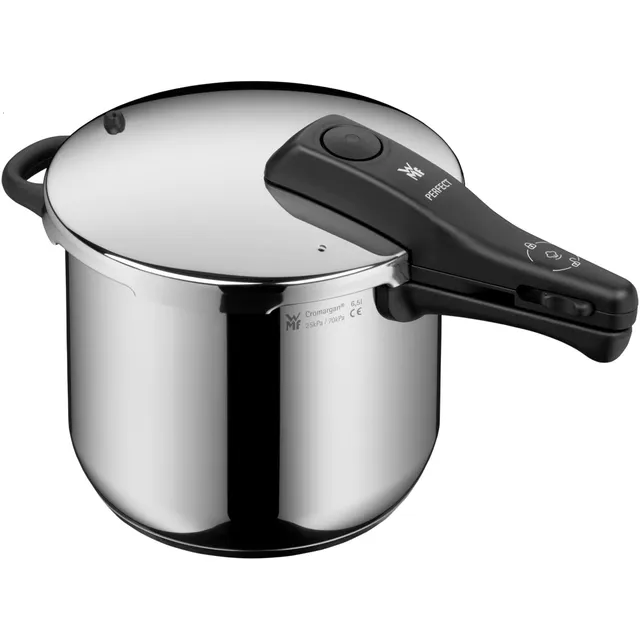 wmf-perfect-one-pot-schnellkochtopf-6-5-l-induktion-22-cm-dampfkochtopf-cromarga image 1