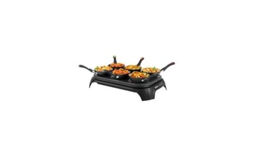 tefal-wokparty-duo-py5828-tischgrill-mit-mini-pfannen-und-woks-1000-w-antihaftbe image 2