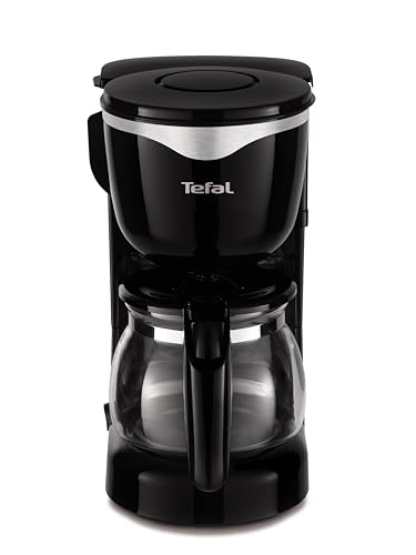 tefal-cm3408-glas-kaffeemaschine-mini-6-tassen-600-w-tropf-stopp-edelstahl-schwa image 5