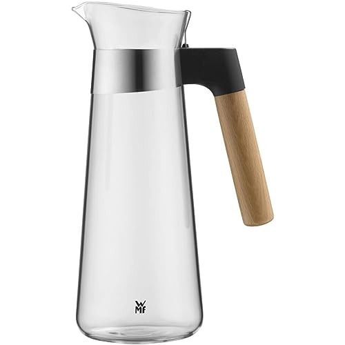 wmf-kineo-wasserkaraffe-1-liter-glaskaraffe-mit-sieb-holzgriff-spritz-und-tropff image 8