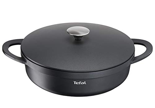 tefal-trattoria-e21872-schmorpfanne-28-cm-mit-hohem-rand-und-gussdeckel-servierp image 7