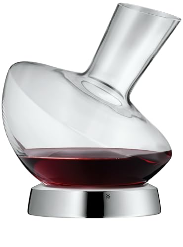 wmf-jette-weindekanter-0-75-l-mit-edelstahl-sockel-mundgeblasene-dekantierkaraff image 7