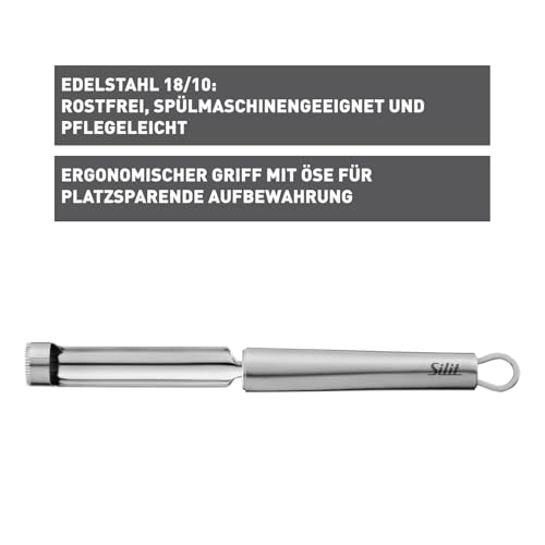 silit-classic-line-apfelausstecher-25-cm-edelstahl-poliert-apfelentkerner-mit-ge image 8