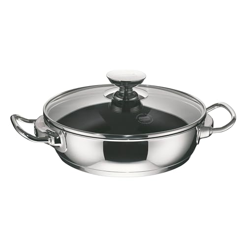 berndes-schmorkasserolle-28-cm-mit-glasdeckel-beschichtete-servierpfanne-mit-hoh image 4