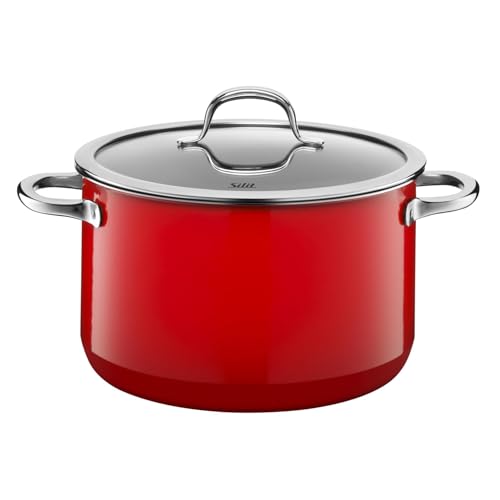 silit-passion-red-kochtopf-24-cm-mit-glasdeckel-nudeltopf-bratentopf-4-4-l-silar image 5
