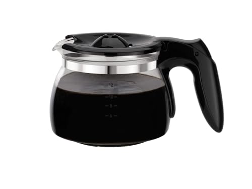 tefal-cm3408-glas-kaffeemaschine-mini-6-tassen-600-w-tropf-stopp-edelstahl-schwa image 6