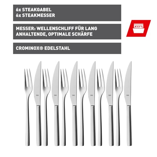 silit-trend-steakbesteck-set-12-teilig-crominox-edelstahl-18-10-geschmiedete-ste image 7