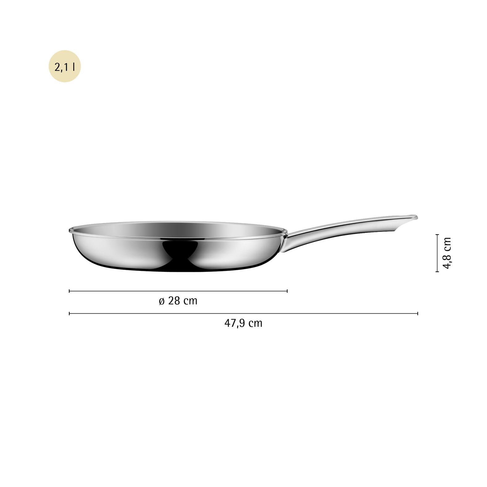 wmf-profi-resist-bratpfanne-28-cm-cromargan-edelstahl-pfanne-mit-kratzfester-wab image 6