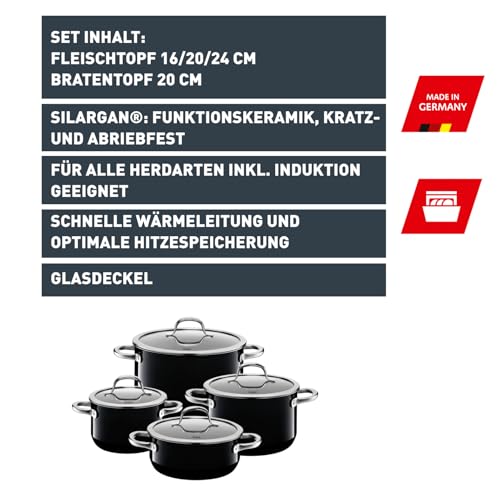 silit-passion-black-topfset-induktion-4-teilig-kocht-pfe-mit-glasdeckel-silargan image 8