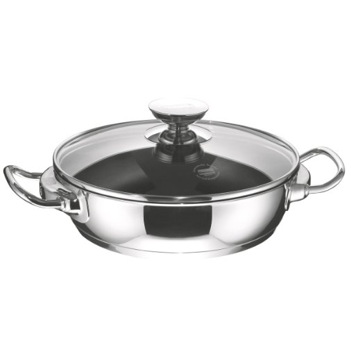 berndes-schmorkasserolle-28-cm-mit-glasdeckel-beschichtete-servierpfanne-mit-hoh image 3