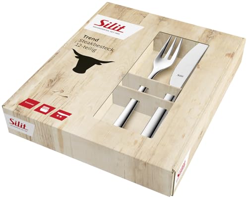 silit-trend-steakbesteck-set-12-teilig-crominox-edelstahl-18-10-geschmiedete-ste image 8