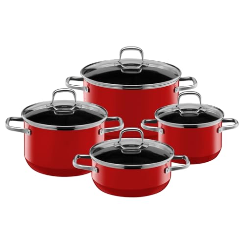 silit-elegance-line-topfset-4-teilig-rot-induktions-kochtopf-set-mit-glasdeckel- image 6