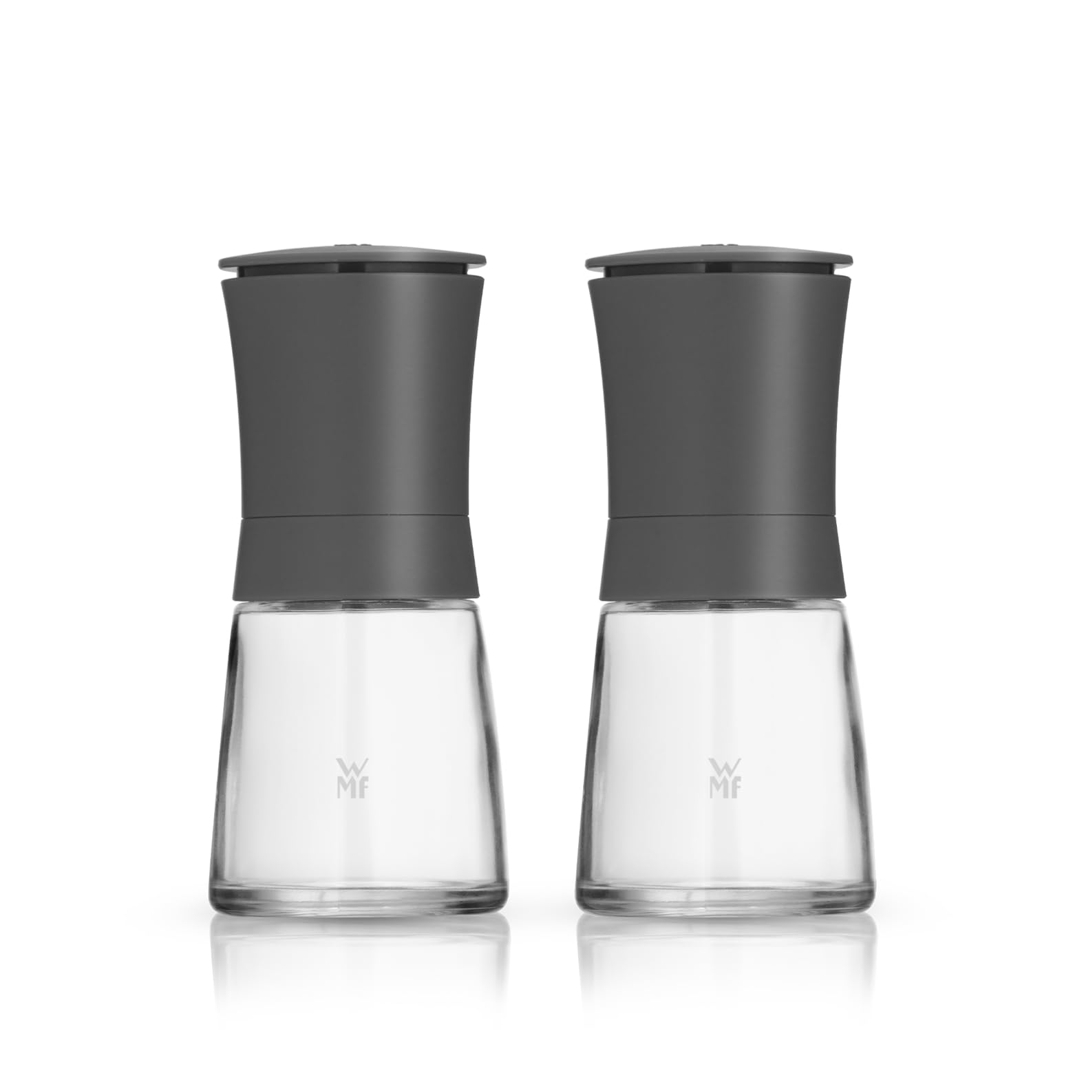wmf-trend-m-hlenset-2-teilig-salz-und-pfefferm-hle-unbef-llt-glasbeh-lter-kerami image 1