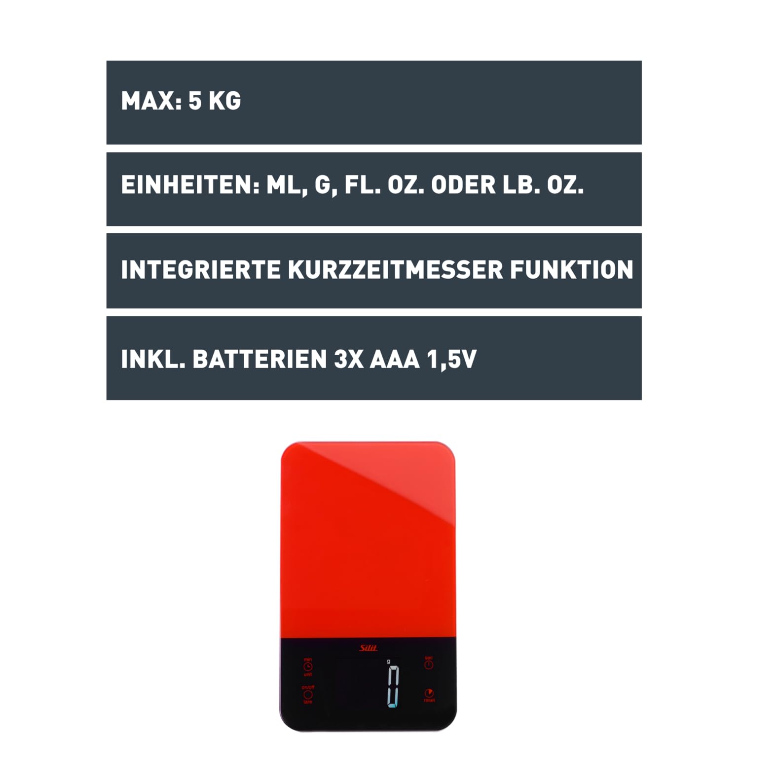 silit-digitale-k-chenwaage-mit-tara-funktion-touch-display-bis-5-kg-kurzzeitmess image 2