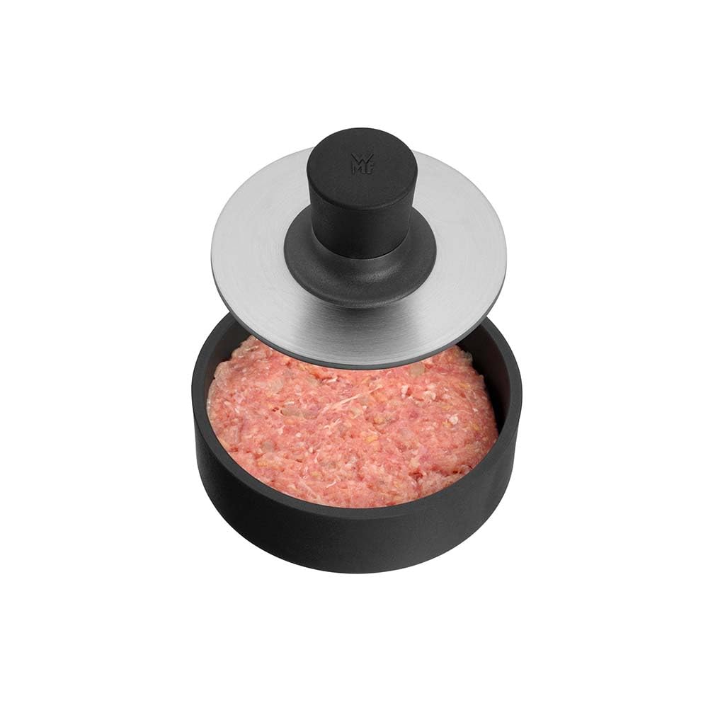 wmf-bbq-burgerpresse-12-5-cm-pattypresse-aus-cromargan-edelstahl-18-10-f-r-gleic image 3