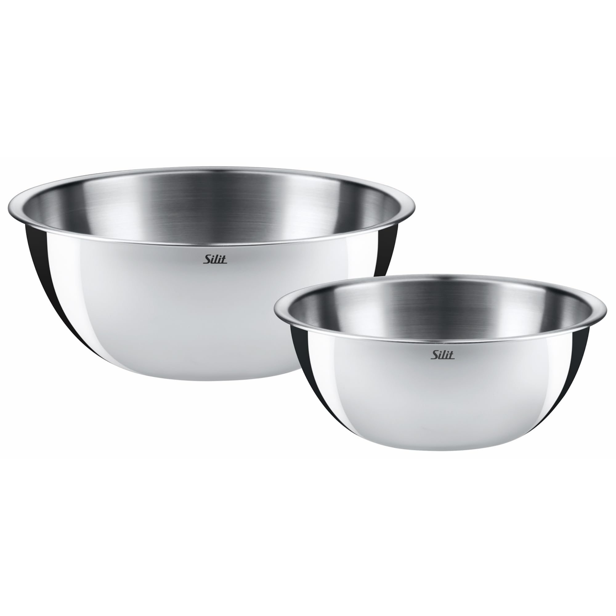 silit-sch-sselset-2-teilig-edelstahlsch-sseln-16-cm-20-cm-stapelbar-hitzebest-nd image 1