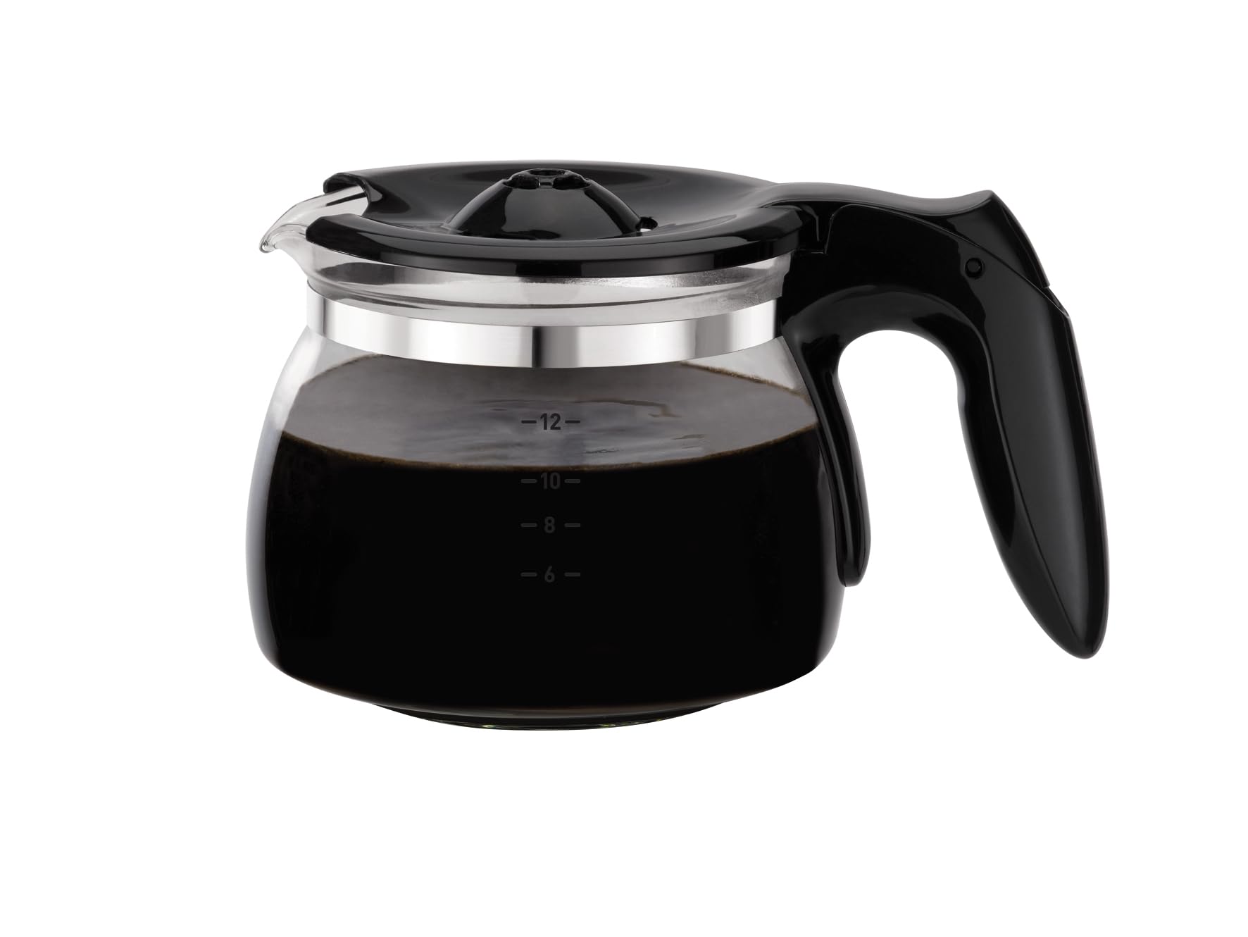 tefal-cm3408-glas-kaffeemaschine-mini-6-tassen-600-w-tropf-stopp-edelstahl-schwa image 2