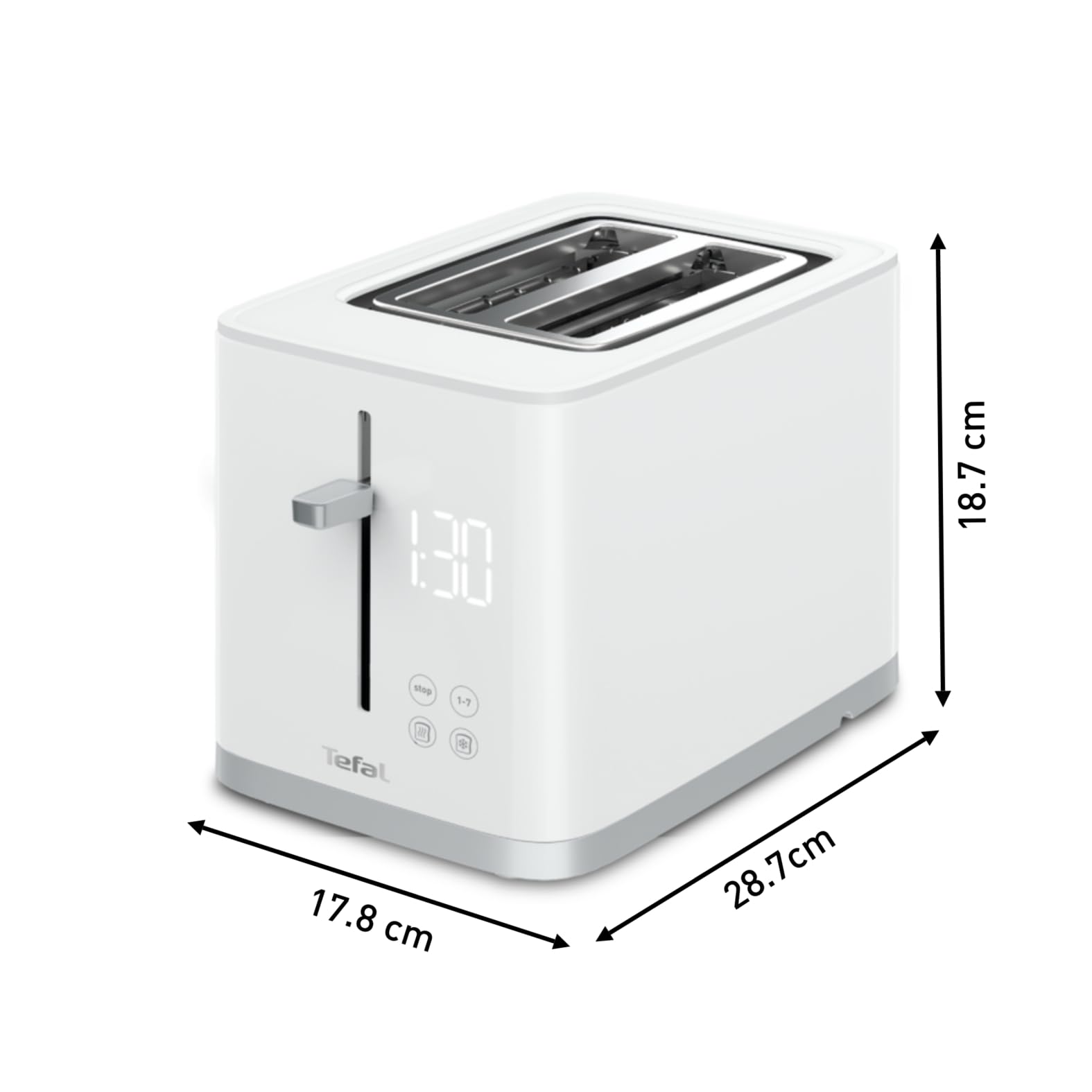 tefal-tt6931-sense-toaster-7-br-unungsstufen-digitaldisplay-mit-countdown-auftau image 2