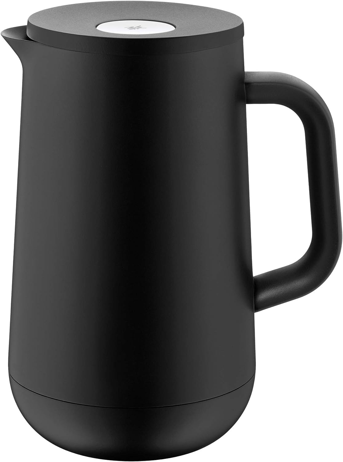 wmf-impulse-thermoskanne-schwarz-1-l-isolierkanne-mit-glaseinsatz-druckverschlus image 1