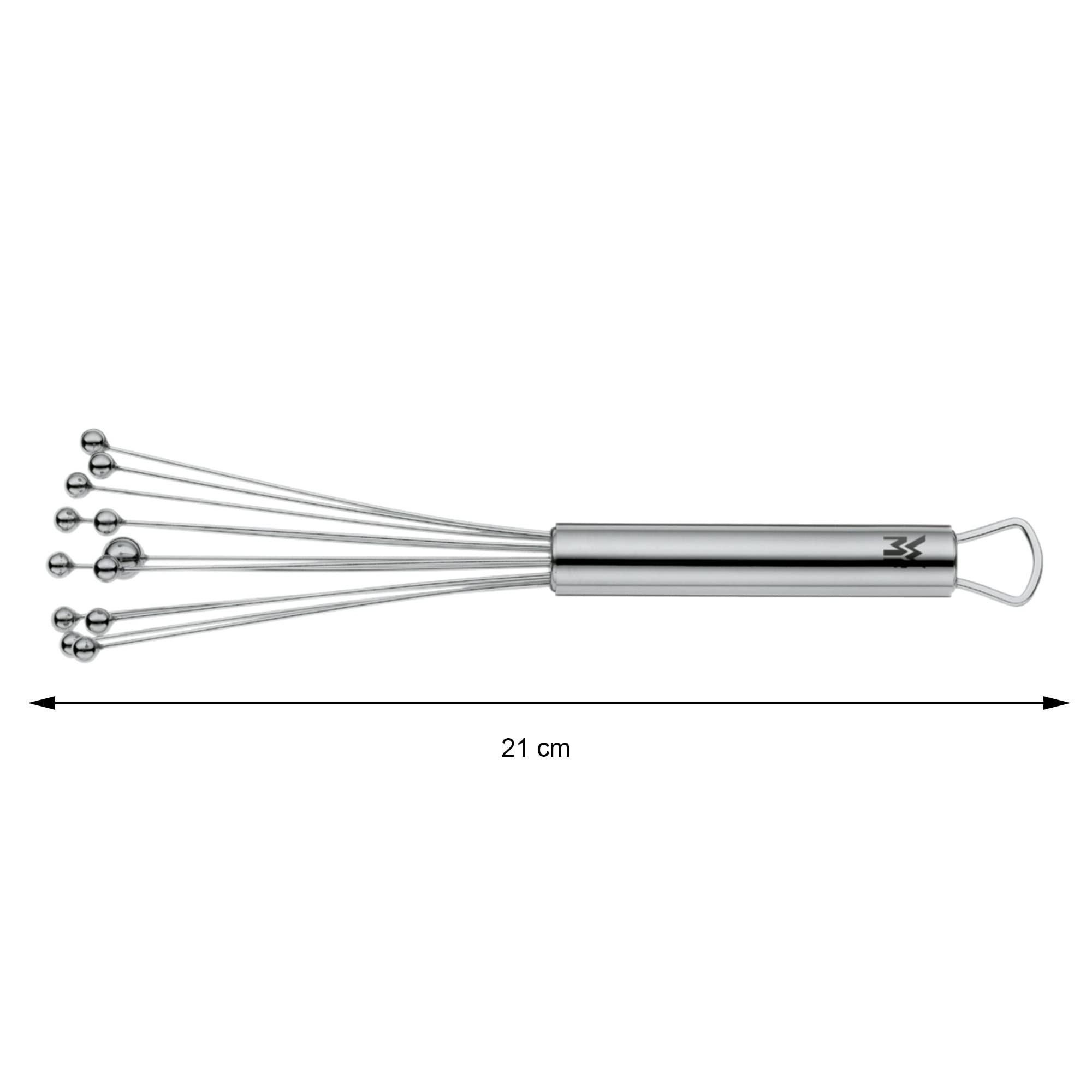 wmf-profi-plus-r-hrblitz-mini-schneebesen-21-cm-mit-edelstahl-kugeln-cromargan-e image 2