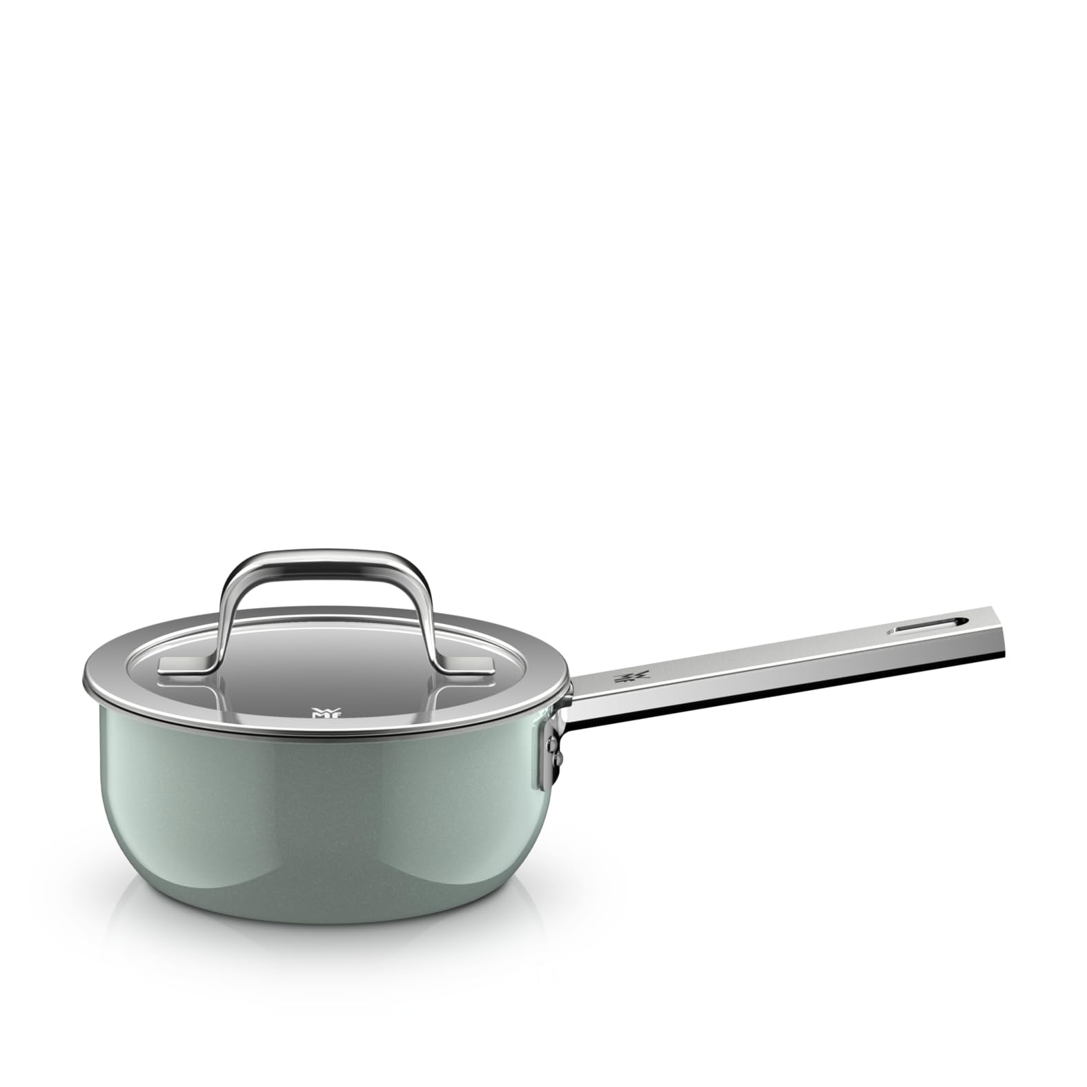 wmf-fusiontec-mineral-pro-stielkasserolle-mit-deckel-16-cm-eucalyptus-haze-kratz image 1