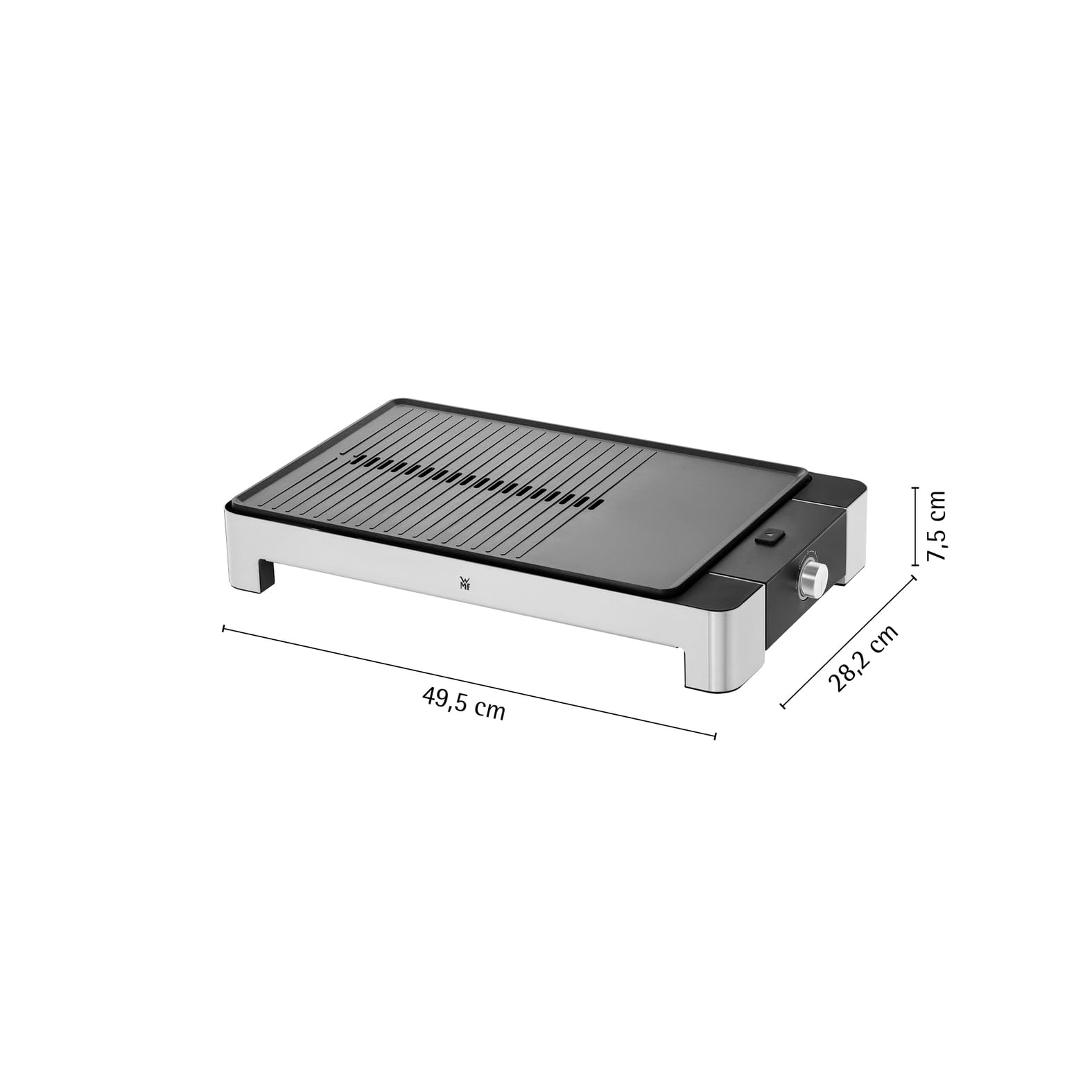 wmf-lono-tischgrill-flach-gerippt-elektrischer-grill-mit-2300-w-cromargan-edelst image 8
