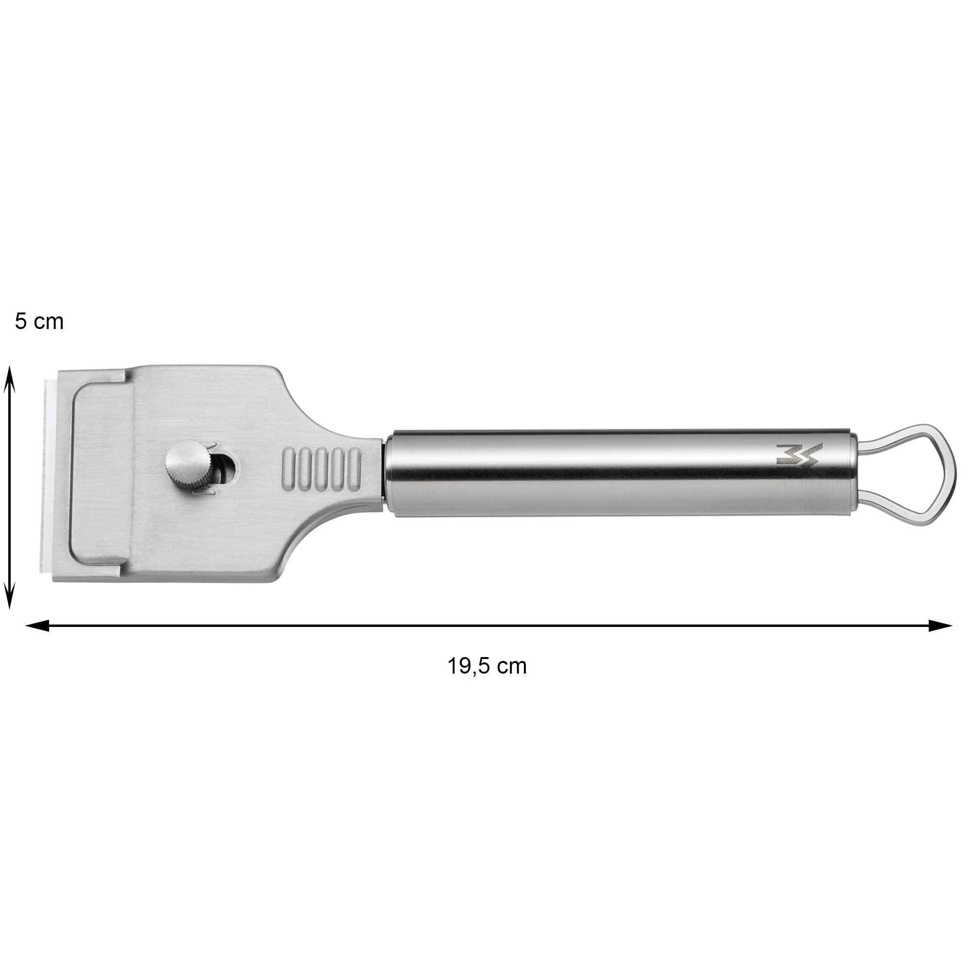 wmf-profi-plus-kochfeldschaber-19-5-cm-glaskeramik-schaber-mit-ersatzklinge-funk image 2
