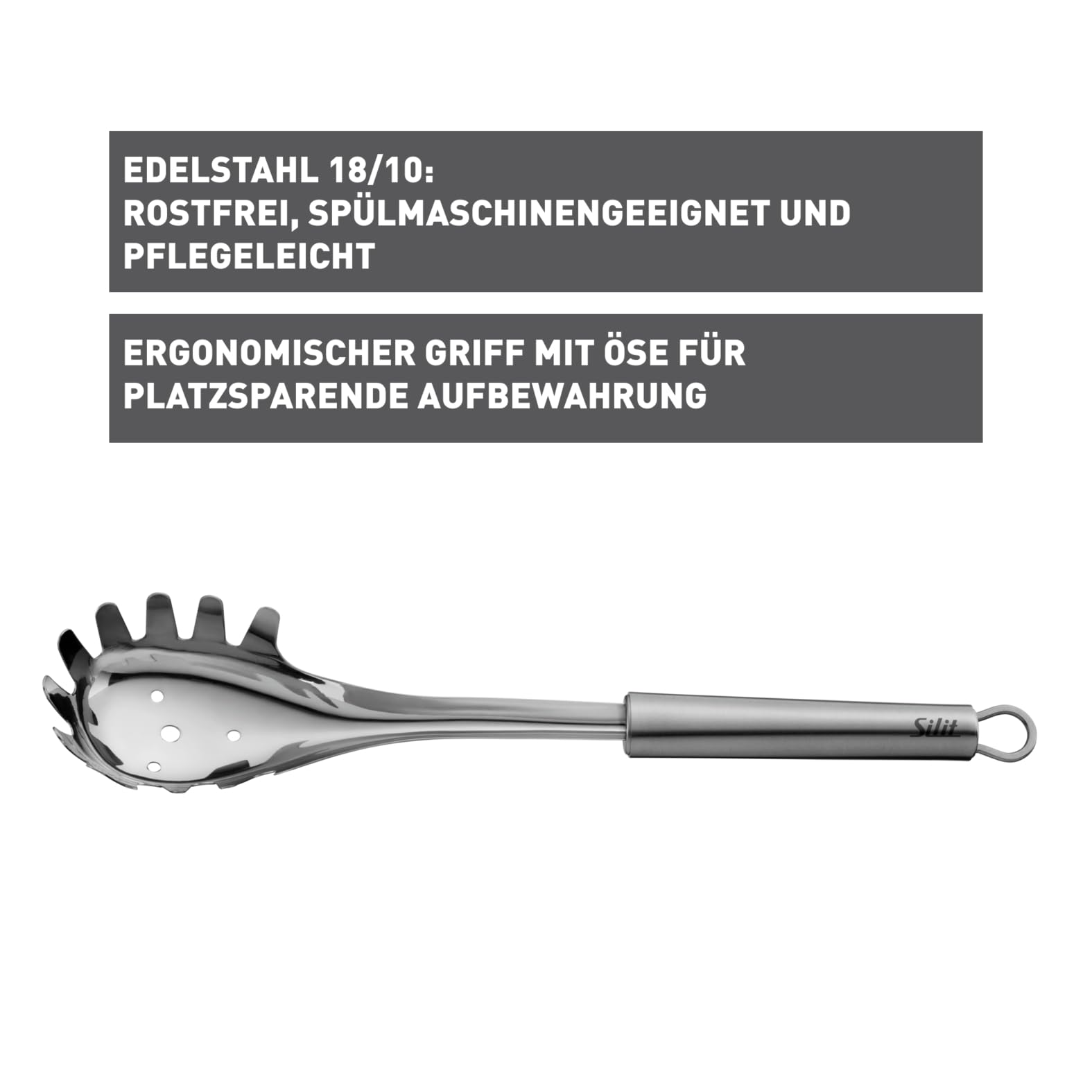 silit-classic-line-spaghettil-ffel-32-cm-nudell-ffel-mit-abfluss-ffnungen-polier image 2
