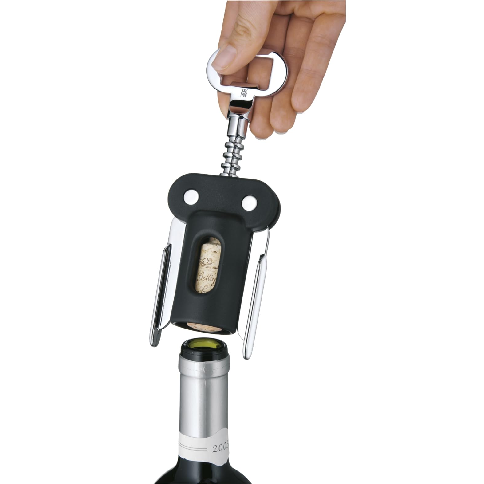 wmf-clever-more-korkenzieher-wein-20-cm-weinflaschen-ffner-mit-kapselheber-2-in- image 4