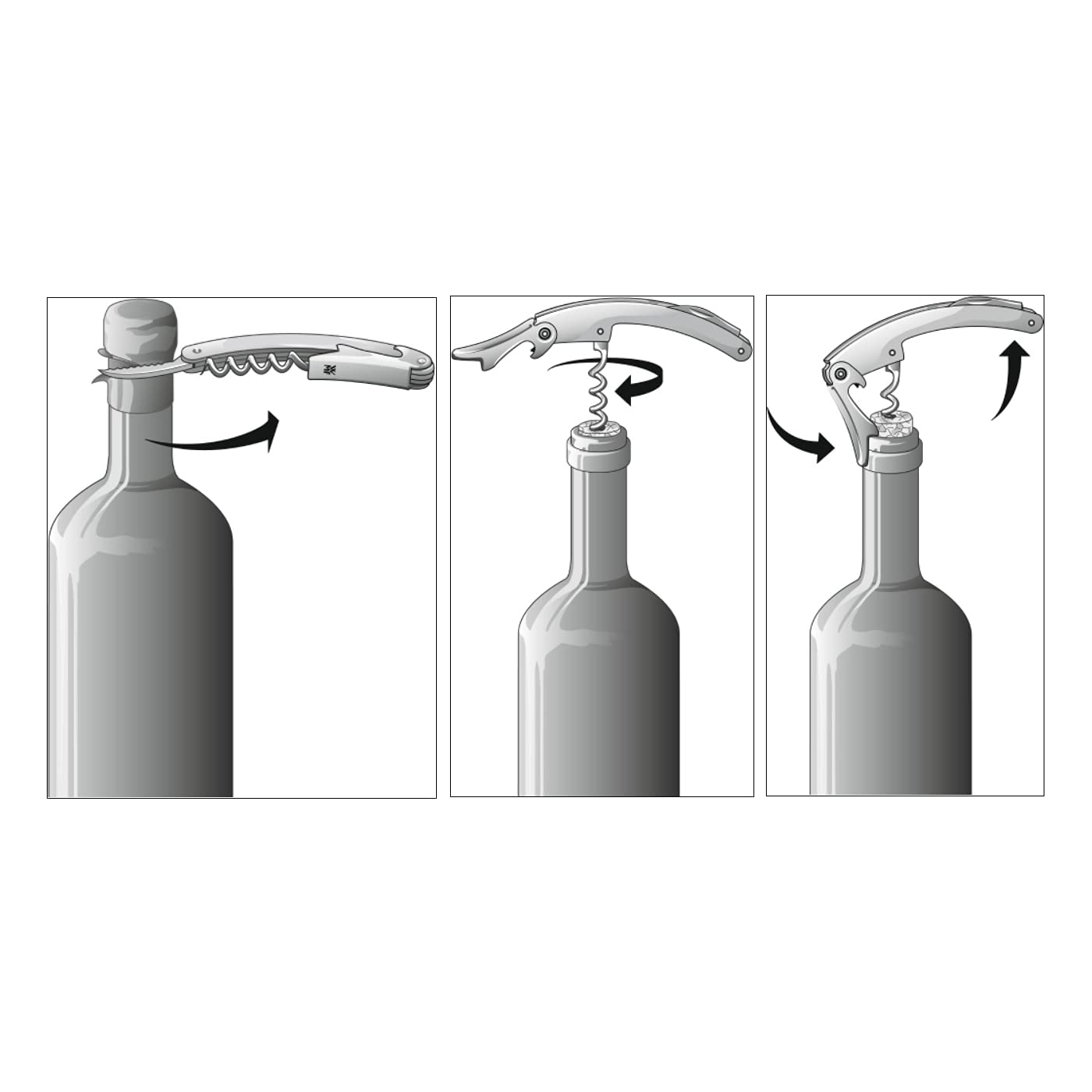 wmf-kellnermesser-10-cm-kellnerbesteck-3-in-1-mit-korkenzieher-folienschneider-u image 5
