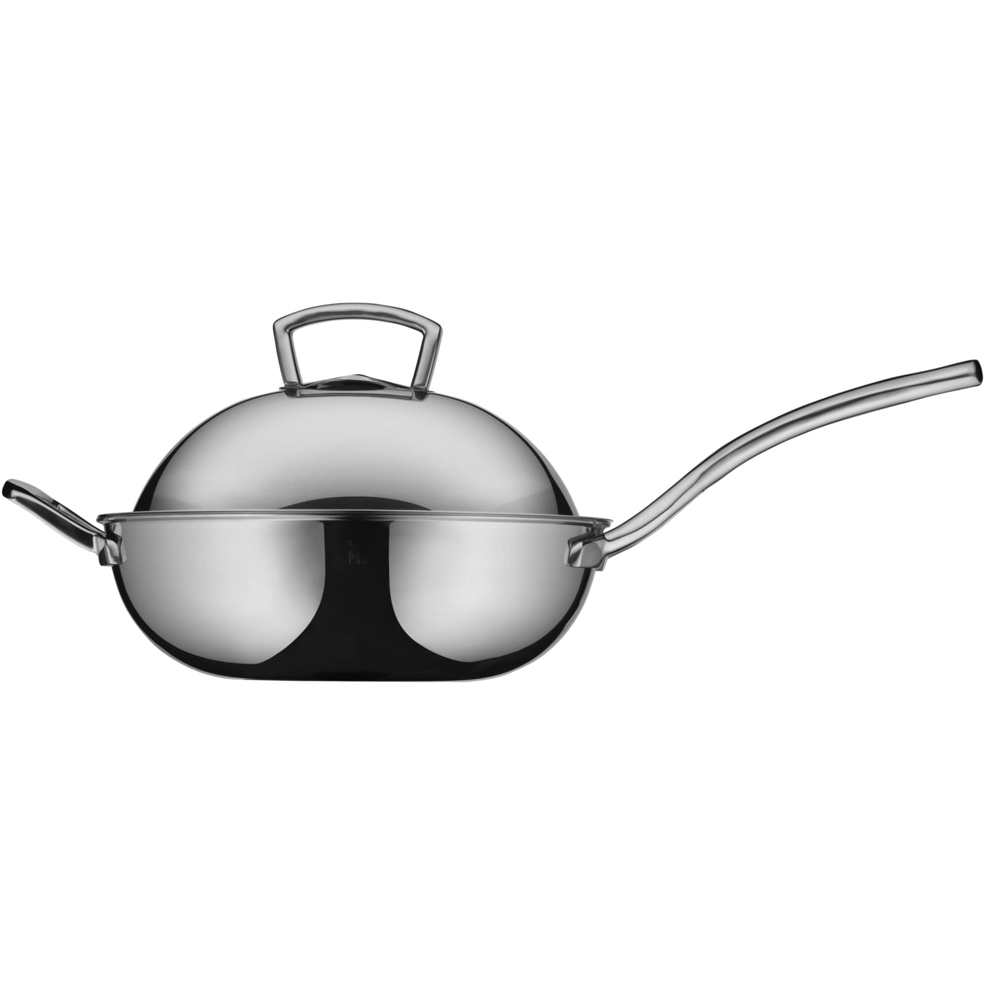 wmf-multiply-wokpfanne-induktion-28-cm-unbeschichteter-cromargan-wok-mit-metalld image 3
