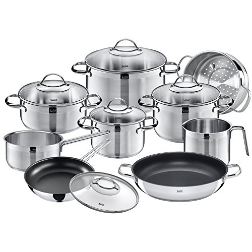 silit-achat-kochtopfset-10-teilig-edelstahl-teilmattiert-mit-glasdeckeln-unbesch image 5