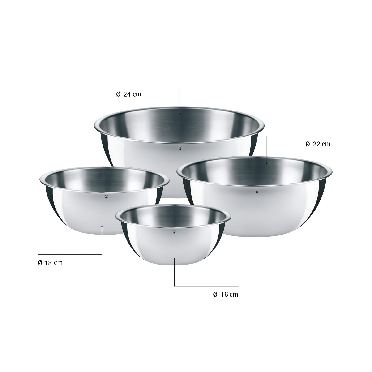 wmf-gourmet-sch-ssel-set-4-teilig-cromargan-edelstahl-1-0-3-5-l-stapelbar-mit-sc image 7