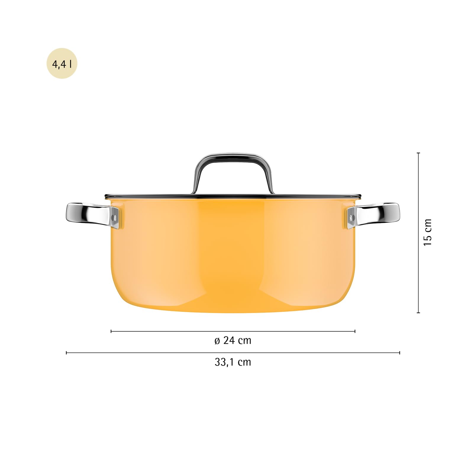 wmf-fusiontec-mineral-pro-bratentopf-24-cm-mit-glasdeckel-mango-yellow-kratzfest image 6
