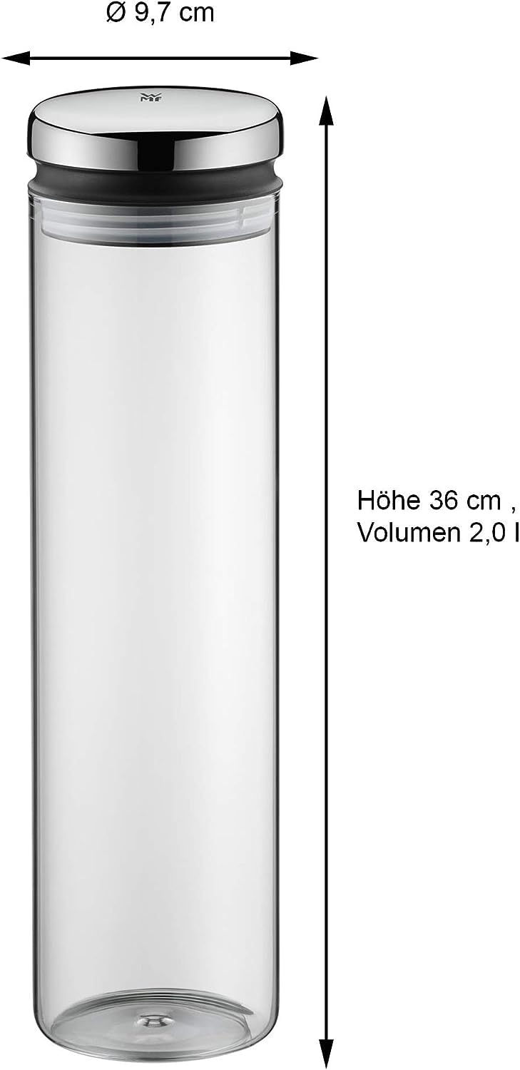wmf-depot-vorratsdose-glas-2-l-vorratsglas-mit-aromadichtem-deckel-h-he-36-cm-f- image 2