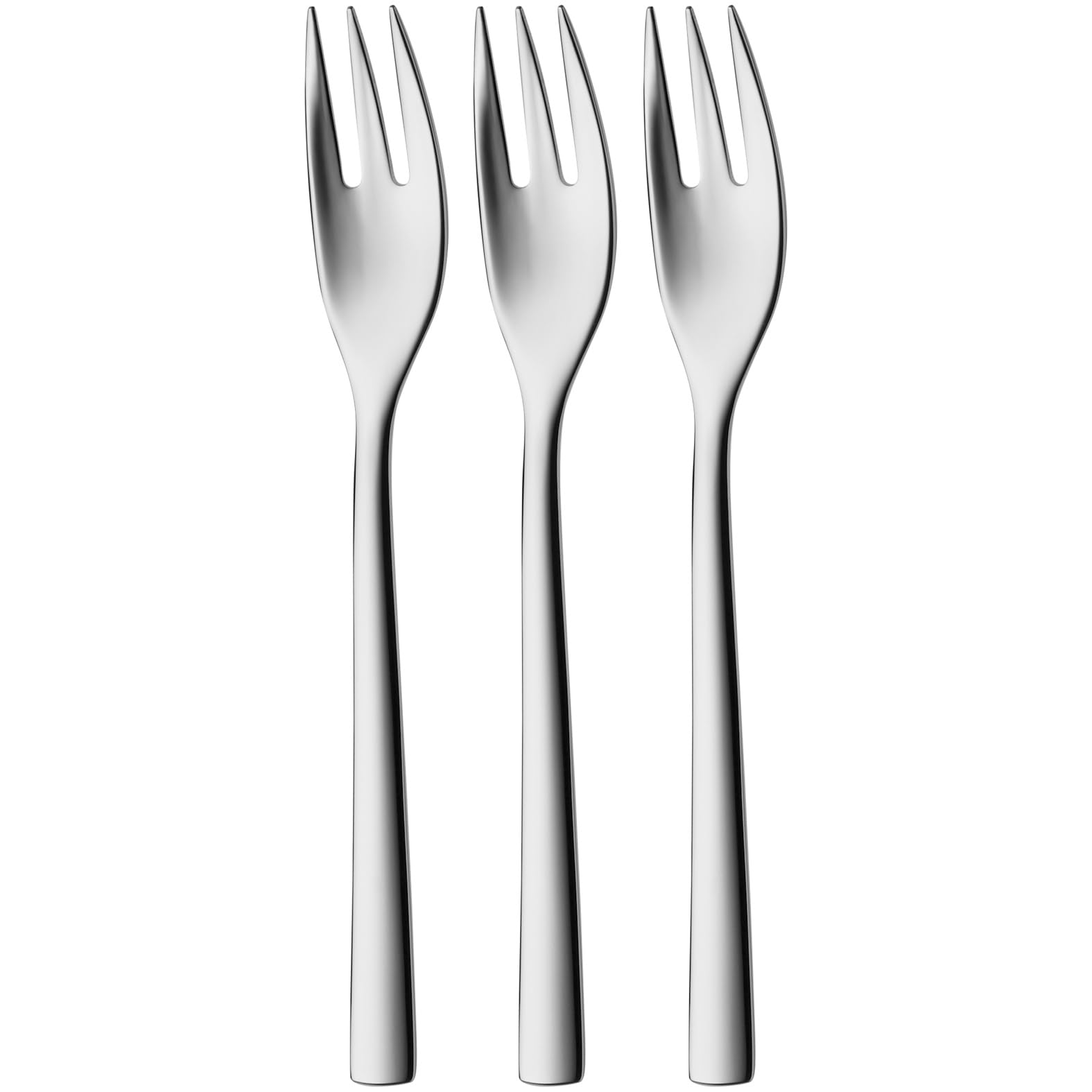 silit-trend-kuchengabel-set-3-teilig-15-8-cm-besteckgabeln-aus-poliertem-cromino image 1