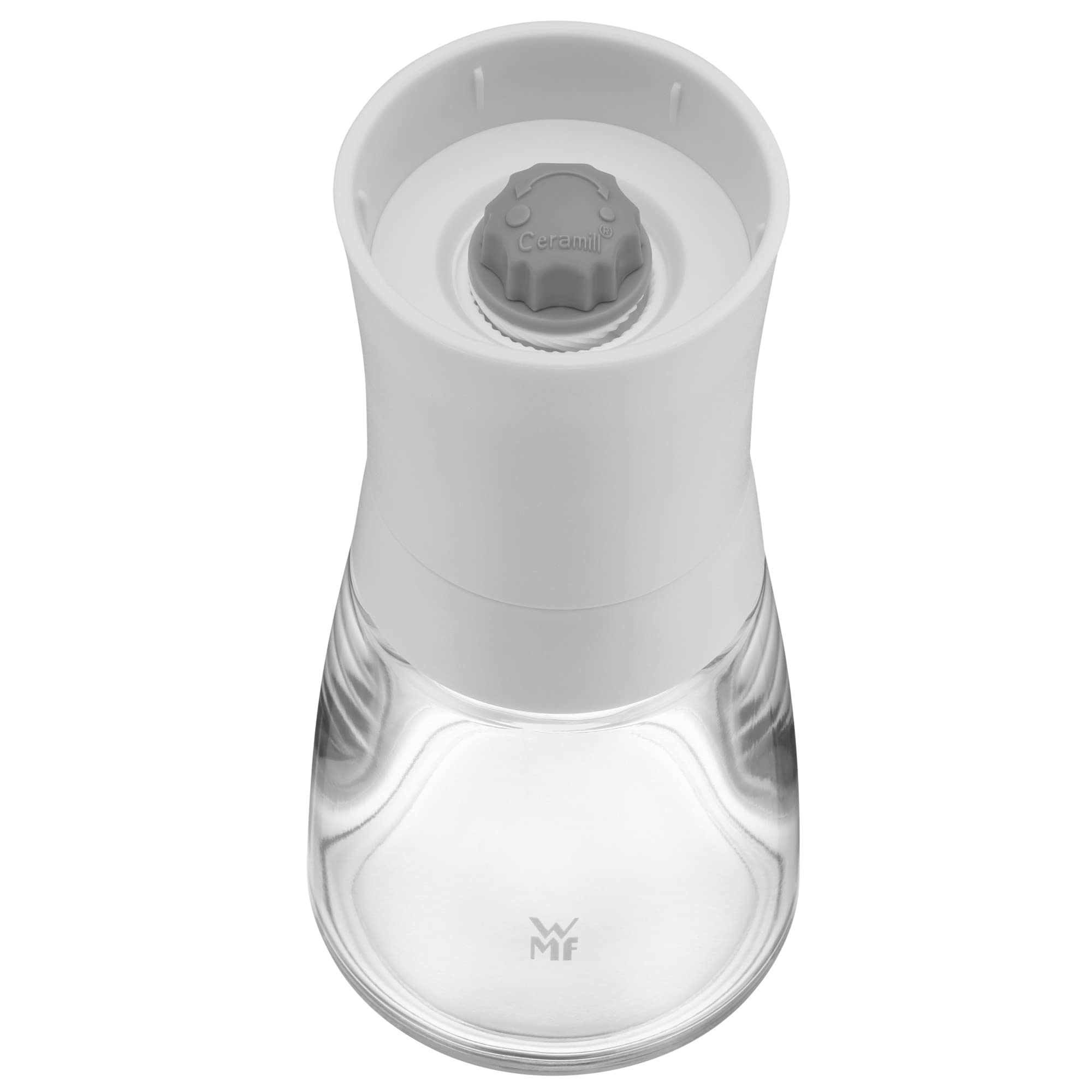 wmf-trend-salz-und-pfefferm-hle-14-cm-keramikmahlwerk-glasbeh-lter-unbef-llt-wei image 3