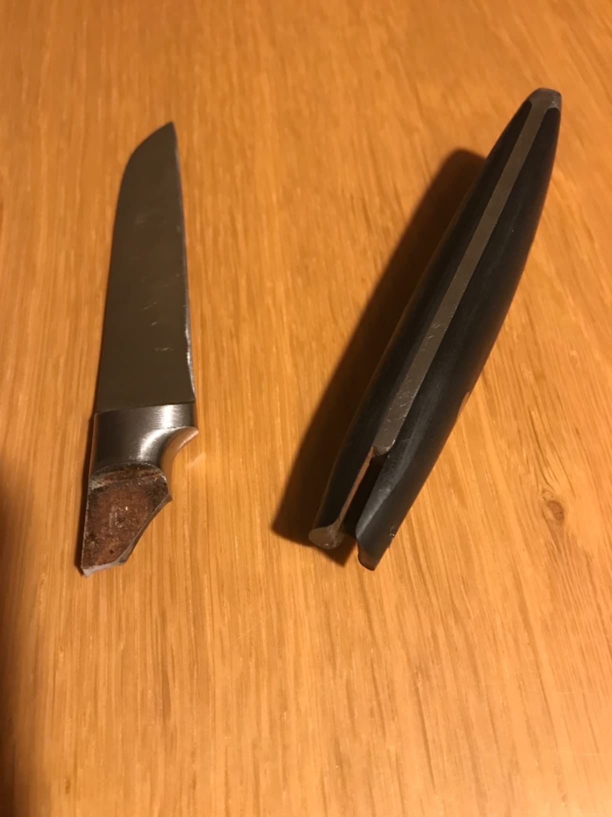 Rasiermesserscharf aus der Verpackung