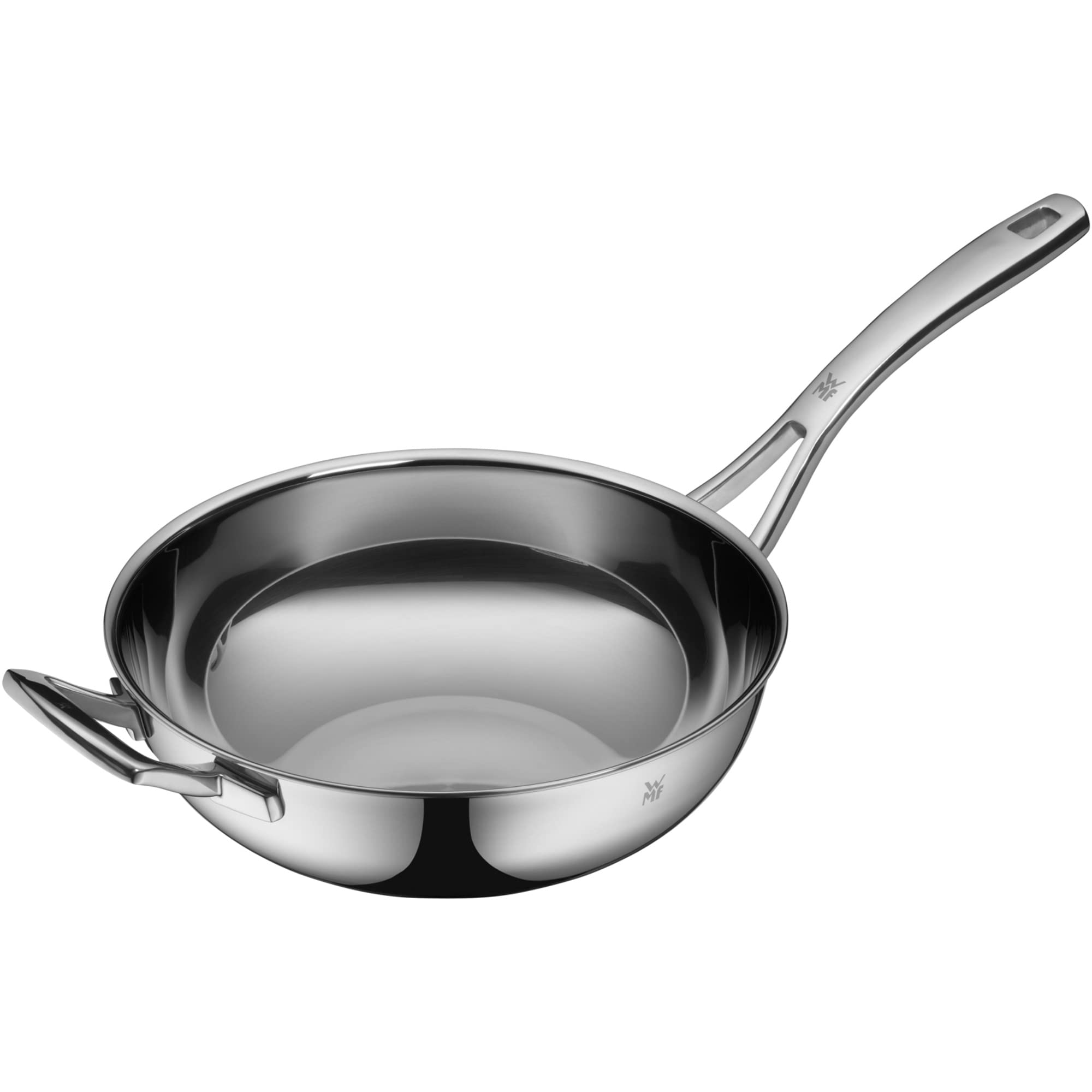 wmf-multiply-wokpfanne-induktion-28-cm-unbeschichteter-cromargan-wok-mit-metalld image 7