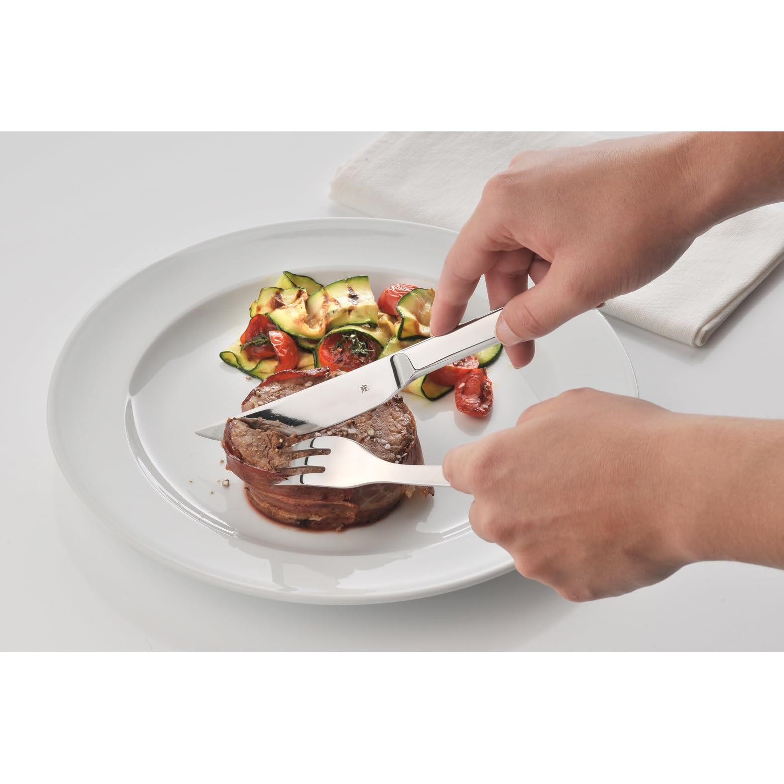 wmf-nuova-steakmesser-set-6-teilig-23-cm-pizzamesser-aus-cromargan-edelstahl-pol image 5