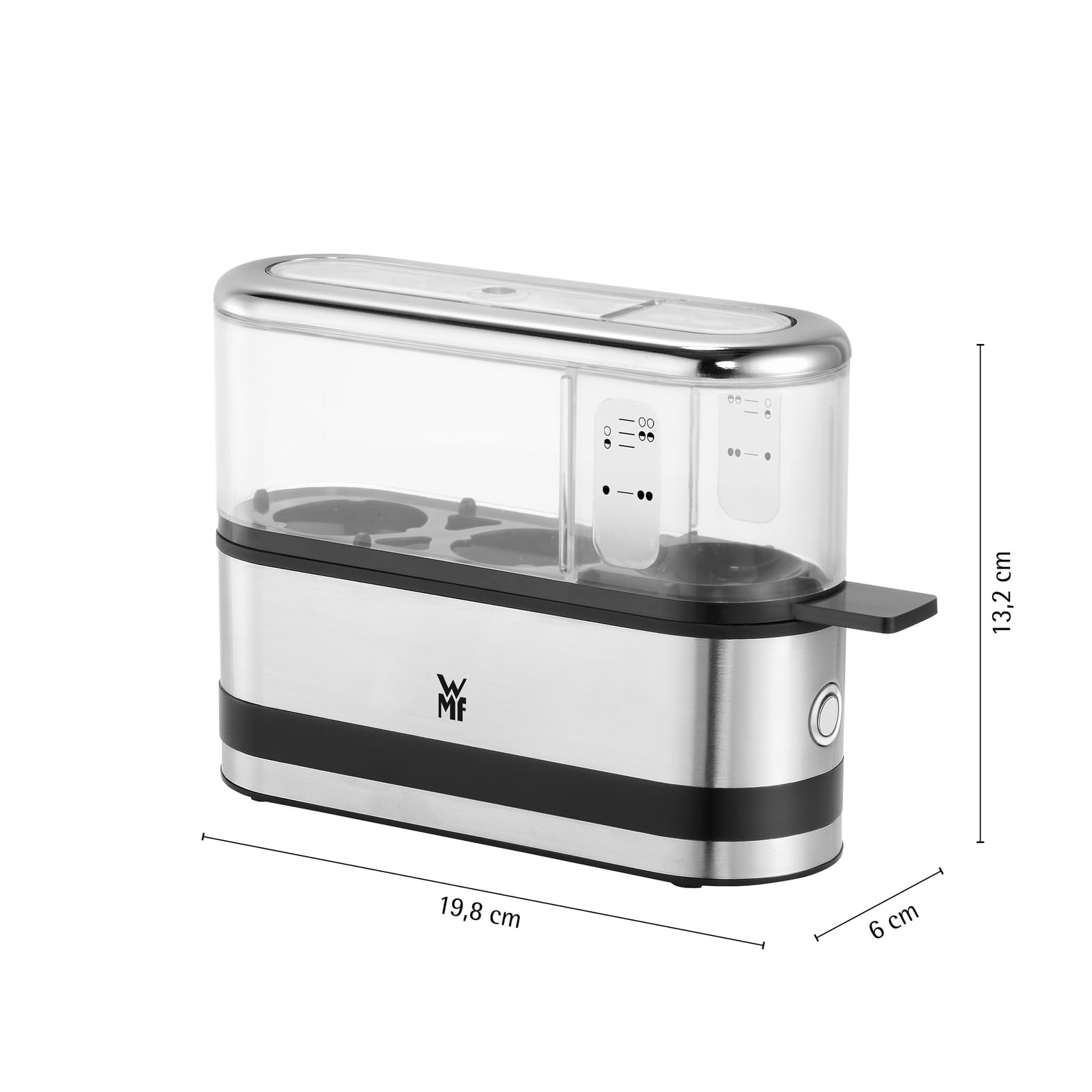 wmf-k-chenminis-eierkocher-f-r-1-2-eier-cromargan-edelstahl-matt-250-w-mit-messb image 8