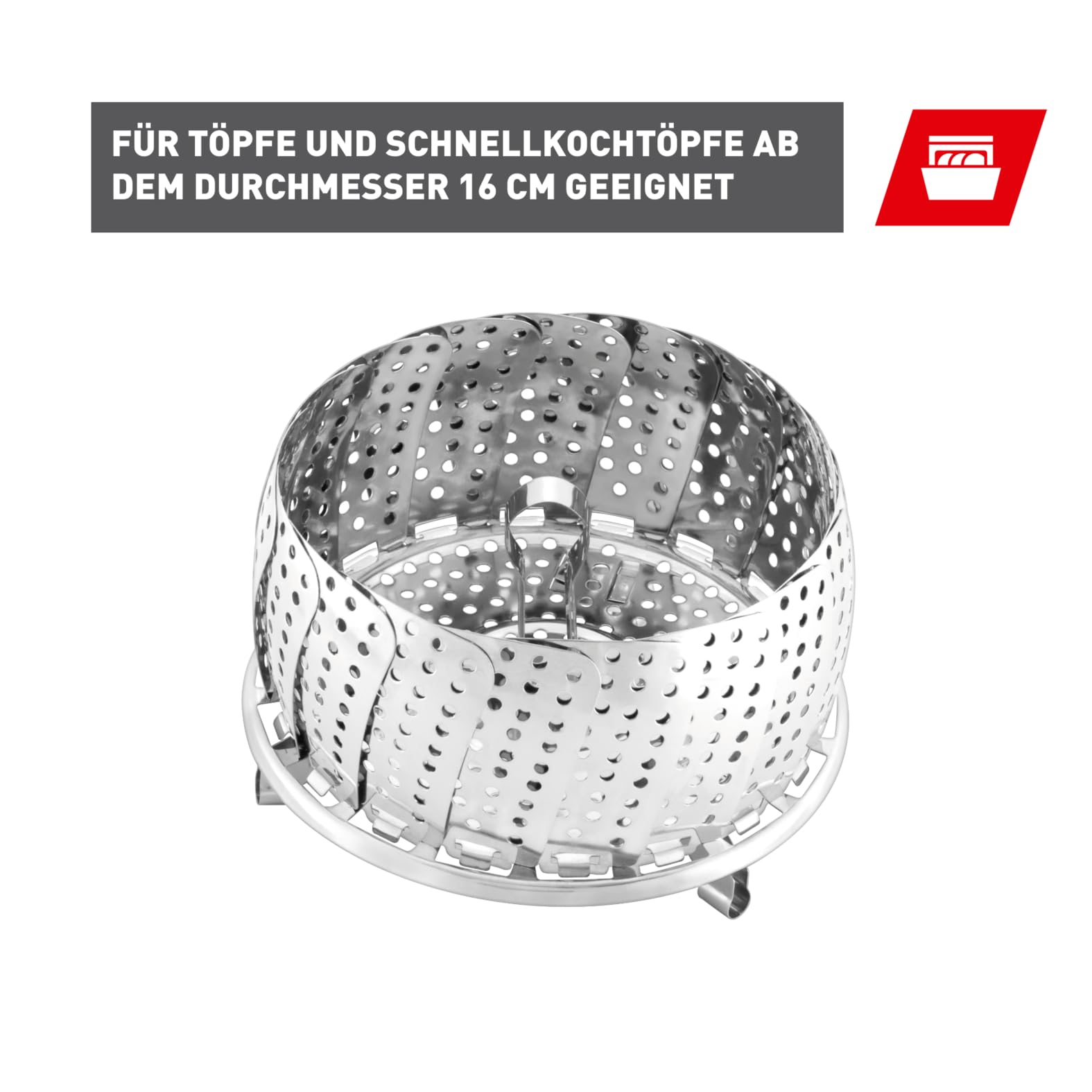 silit-dampfgarer-einsatz-mit-se-14-cm-faltbarer-d-nsteinsatz-edelstahl-sp-lmasch image 2