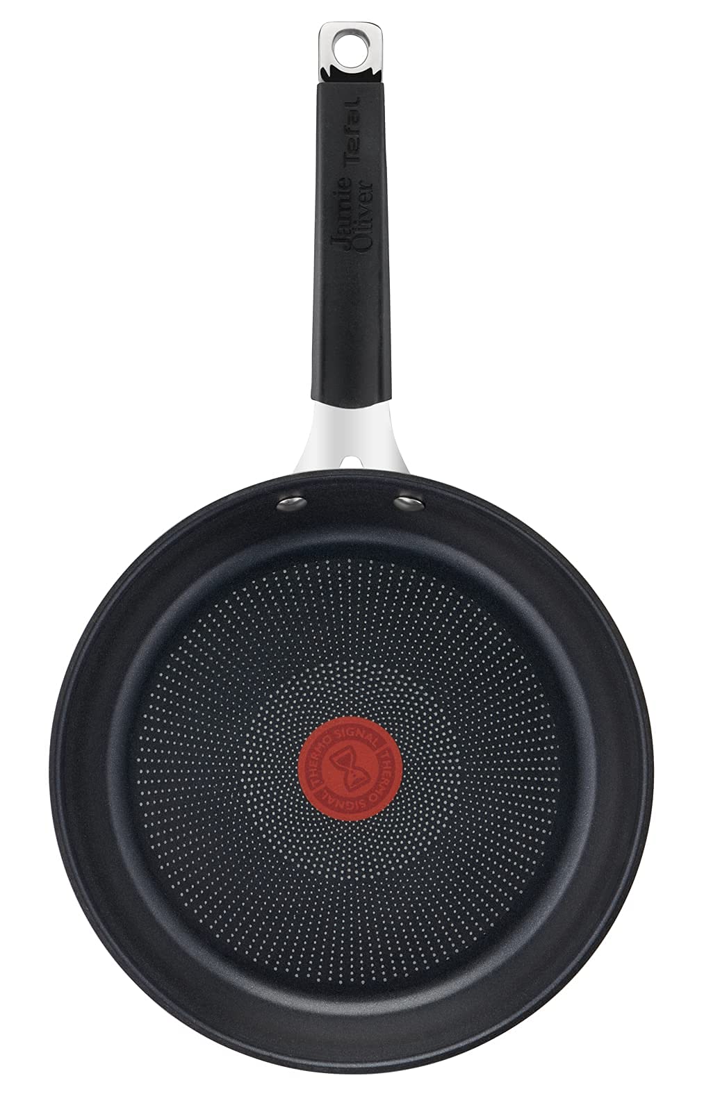 tefal-jamie-oliver-bratpfanne-28-cm-e51206az-inkl-rezeptheft-edelstahl-thermo-si image 2