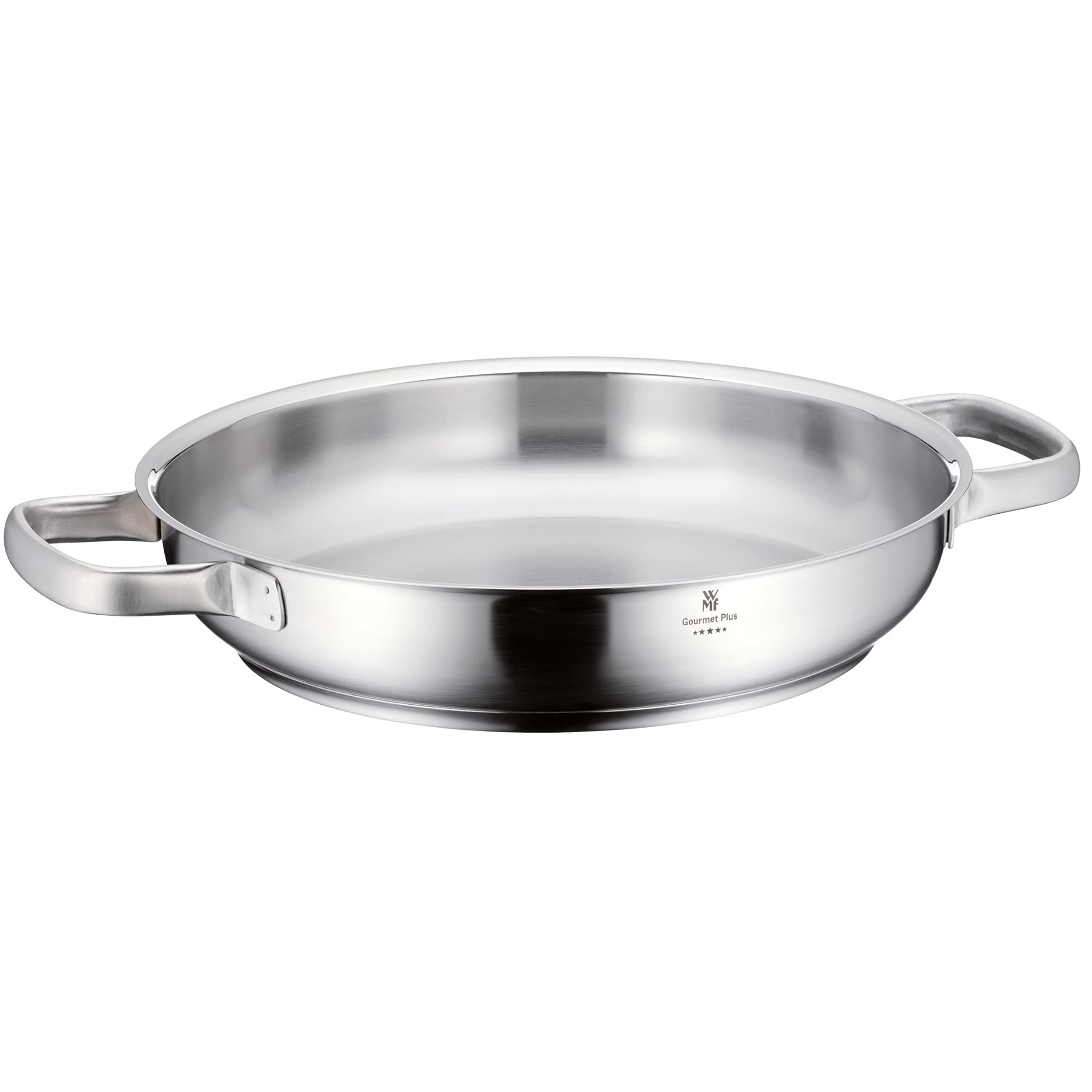 wmf-gourmet-plus-servier-bratpfanne-28-cm-induktion-unbeschichtete-edelstahlpfan image 1